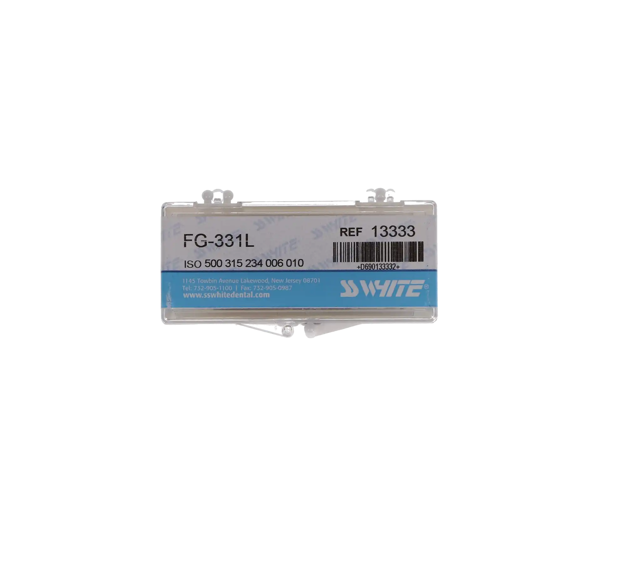 SS White Standard Operative Carbide Burs, FG, Long Pear, #331L, 1.0 mm Diameter, 3.8 mm Length, 100/Pk, 13333 thumbnail 5