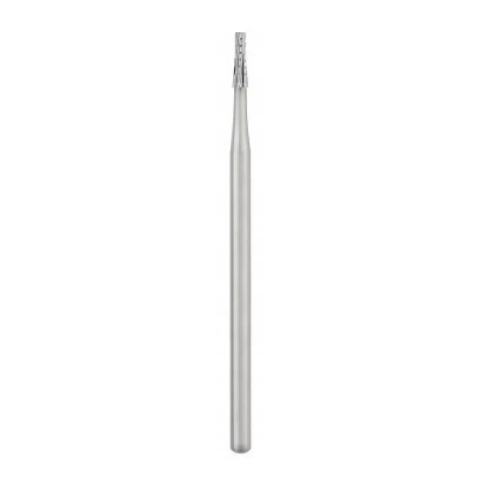 SS White Oral Surgery Carbide Bur, #701, Tapered Fissure Cross-Cut, Flat End, HP Shank #2, 1.2 mm Head, 51 mm, Sterile, 10/Pk, 30022 thumbnail 2