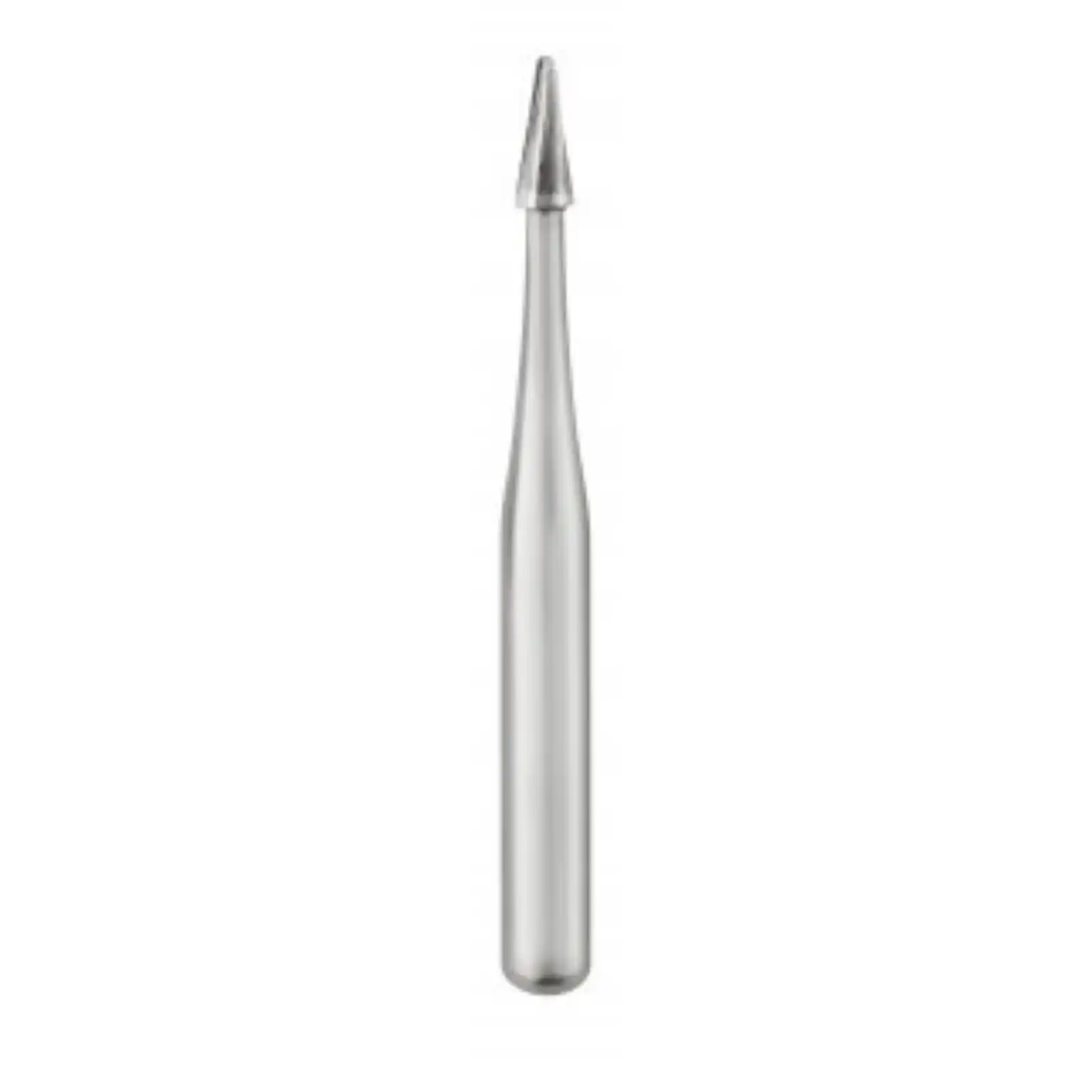 SS White Fissurotomy Carbide Bur, FG, Micro, Shallow Tapered Fissure (STF), 0.7 mm Head Diameter, 10/Pk, #18013 thumbnail 2