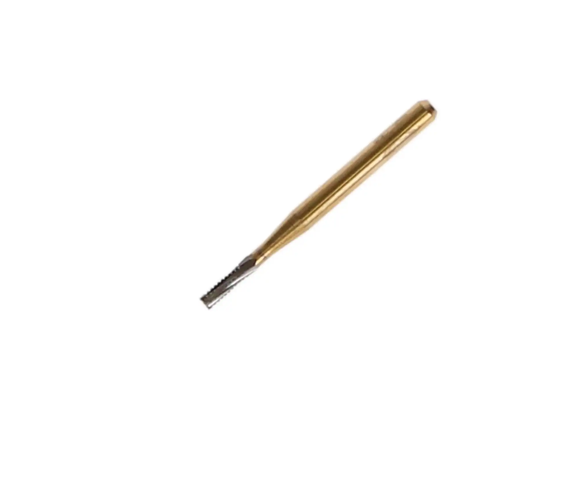Great White Gold Series Carbide Burs, FG, Straight Cross Cut Fissure, #557, 10/Pk, 18218 thumbnail 3