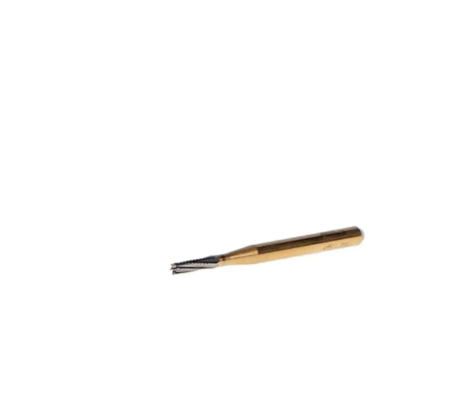 Great White Gold Series Carbide Burs, FG, Straight Cross Cut Fissure, #557, 10/Pk, 18218 thumbnail 4