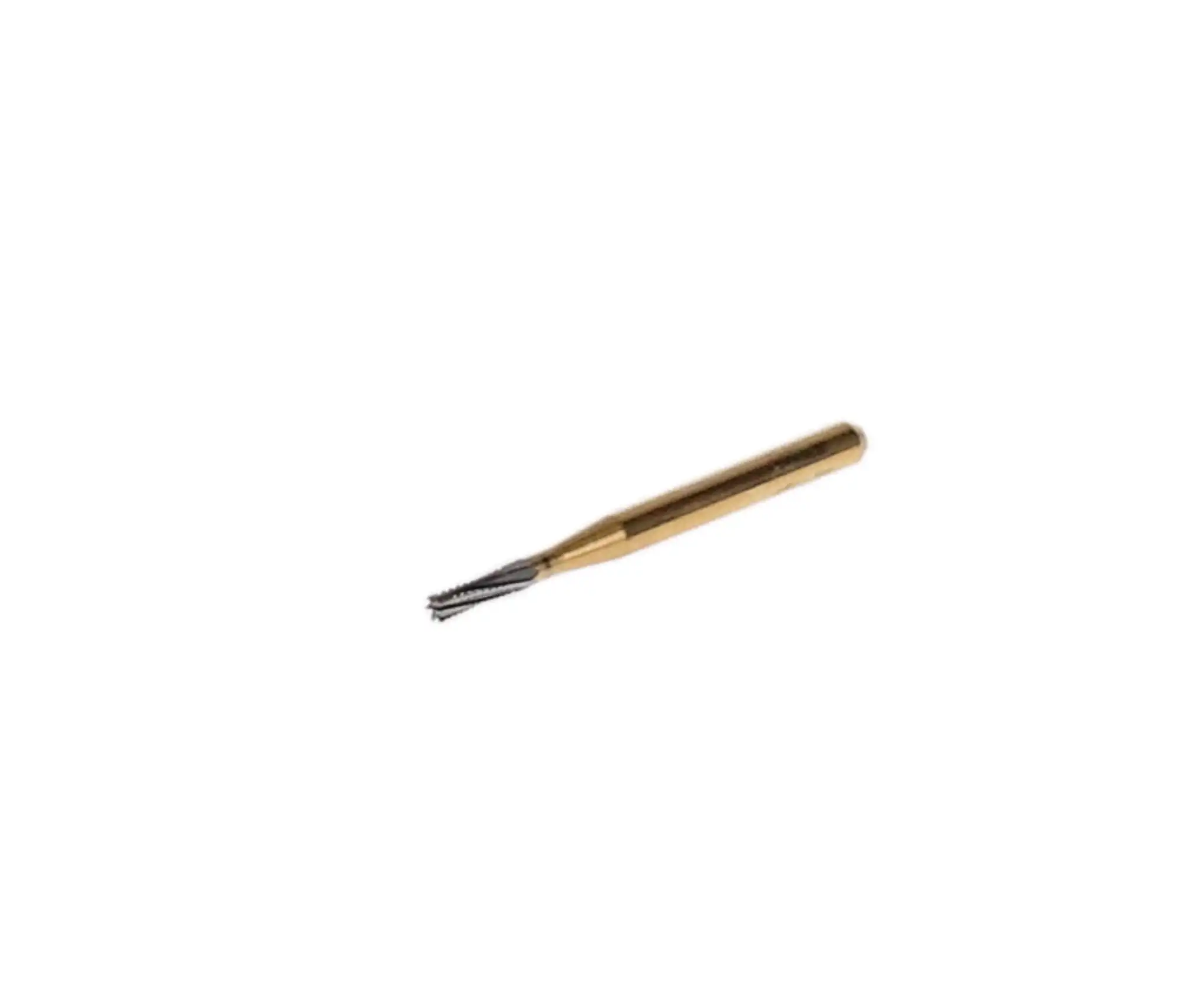 Great White Gold Series Carbide Burs, FG, Straight Cross Cut Fissure, #557, 10/Pk, 18218 thumbnail 5