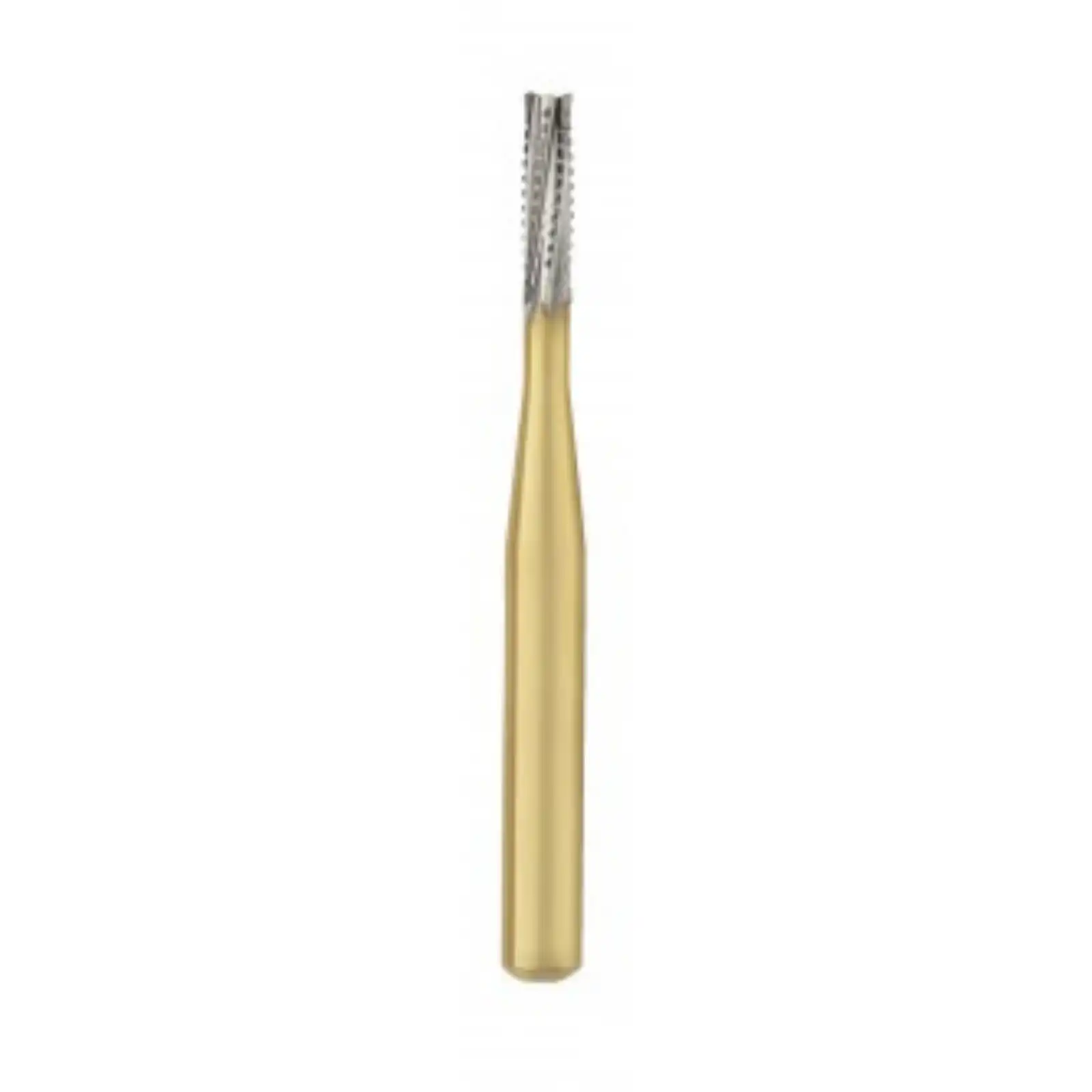 Great White Gold Series Carbide Bur, FGSS, Straight Cross Cut Fissure, #GW557S, Short Shank, 10/Pk, 18219 thumbnail 2