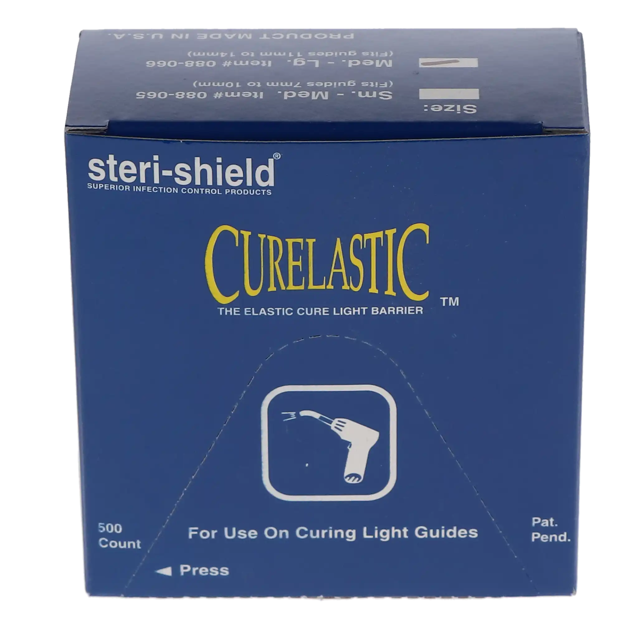 Curelastic Cure-Light Barrier Sleeves, Medium/Large (11-13mm), Latex-Free, 500/Box, 088-066 thumbnail 9