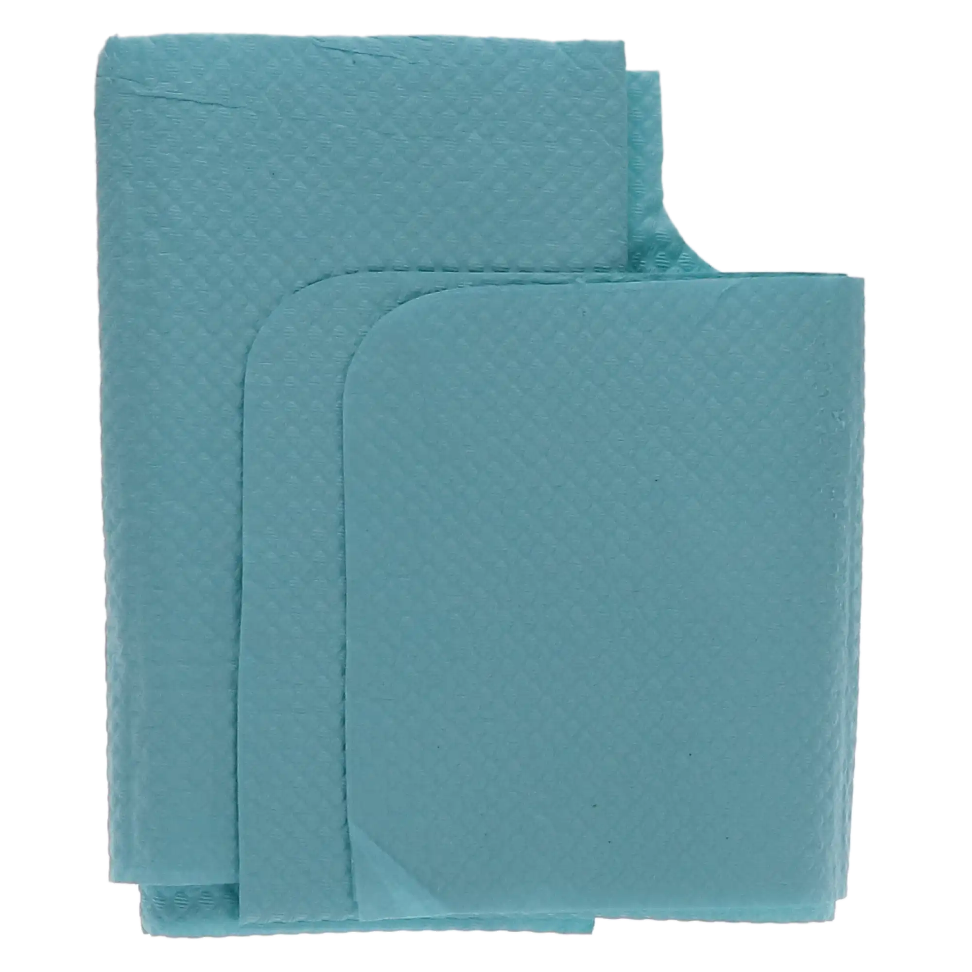 TIDI Ultimate Specialty Oral Surgery Bibs, 3-Ply Tissue/Poly, 18" x 25", Blue, 250/Pk, 917677 thumbnail 5