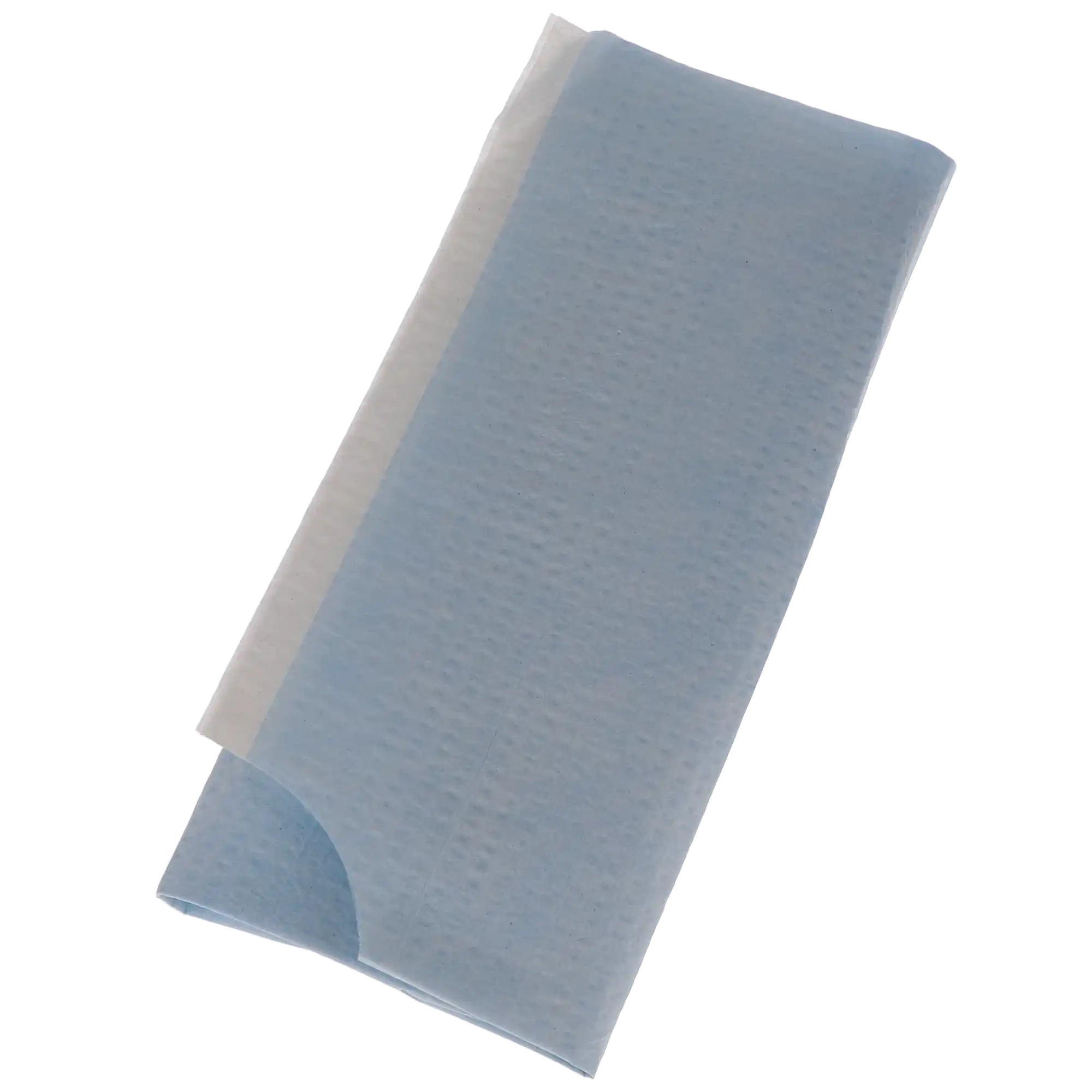 TIDI EveryDay Specialty Endo/Prophy Bibs, 2-Ply Tissue with Poly Barrier, Contour Neck, Waist-Length, 29" x 21", Blue, 100/Case, 917483 thumbnail 5