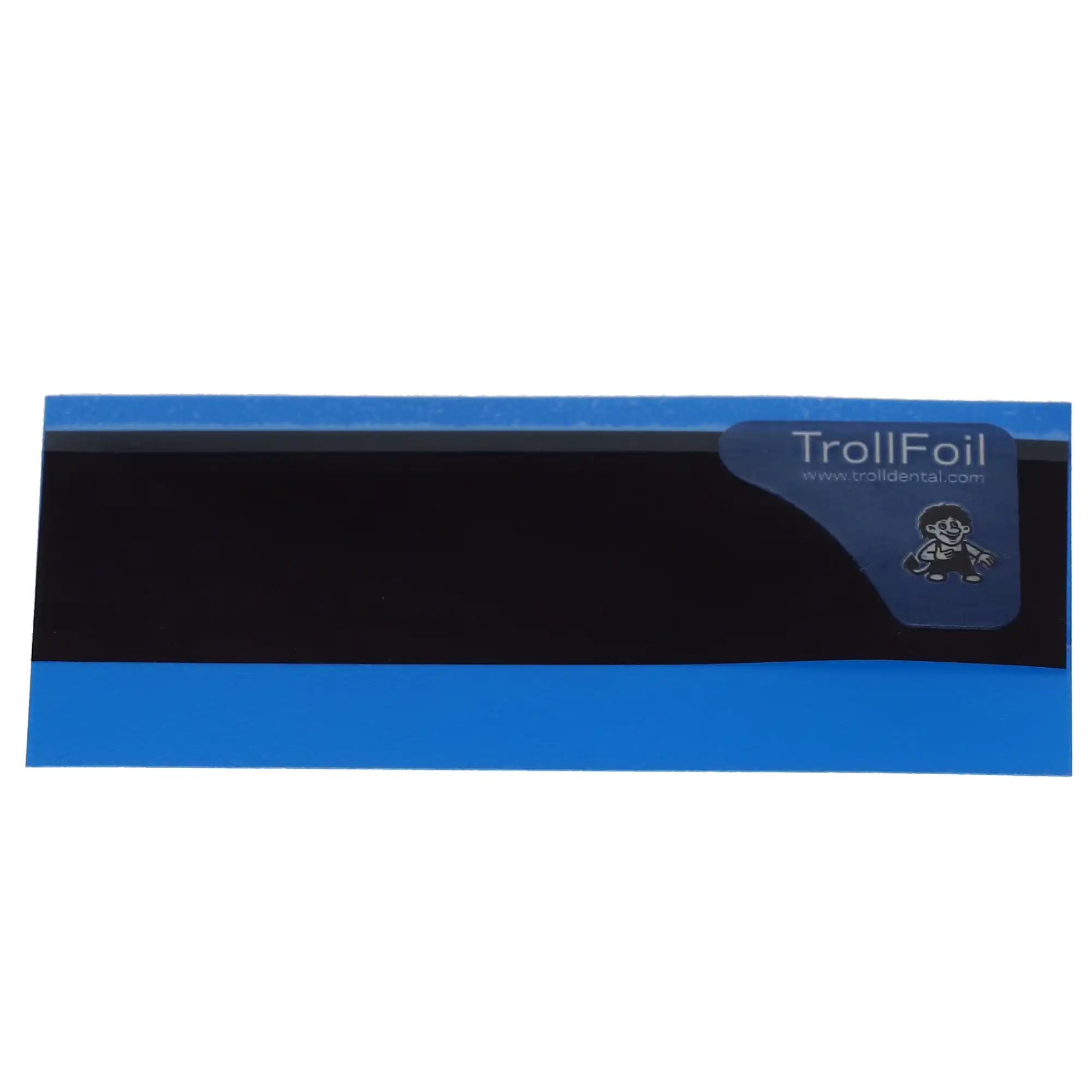 TrollFoil Pre-Mounted Double-Sided Articulating Foil, 8 Microns, Blue, 3" x 3/4", 100/Pk, 12000101 thumbnail 3