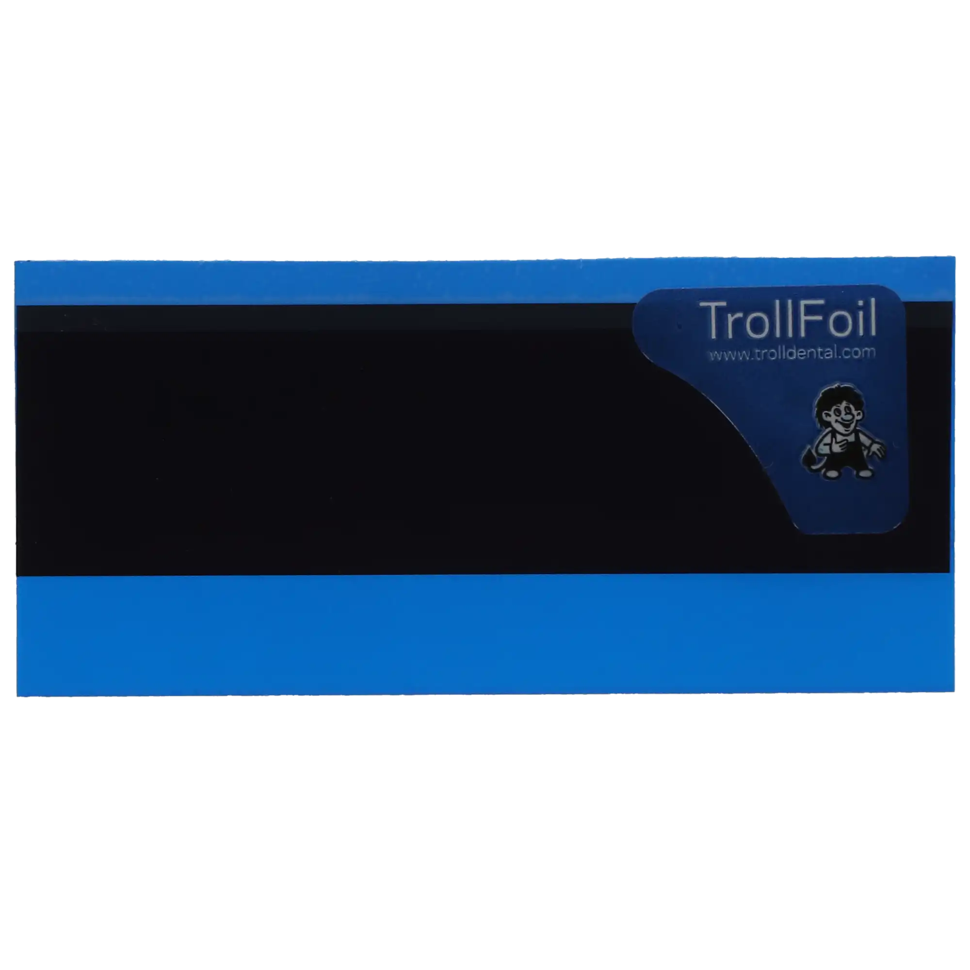 TrollFoil Pre-Mounted Double-Sided Articulating Foil, 8 Microns, Blue, 3" x 3/4", 100/Pk, 12000101 thumbnail 6