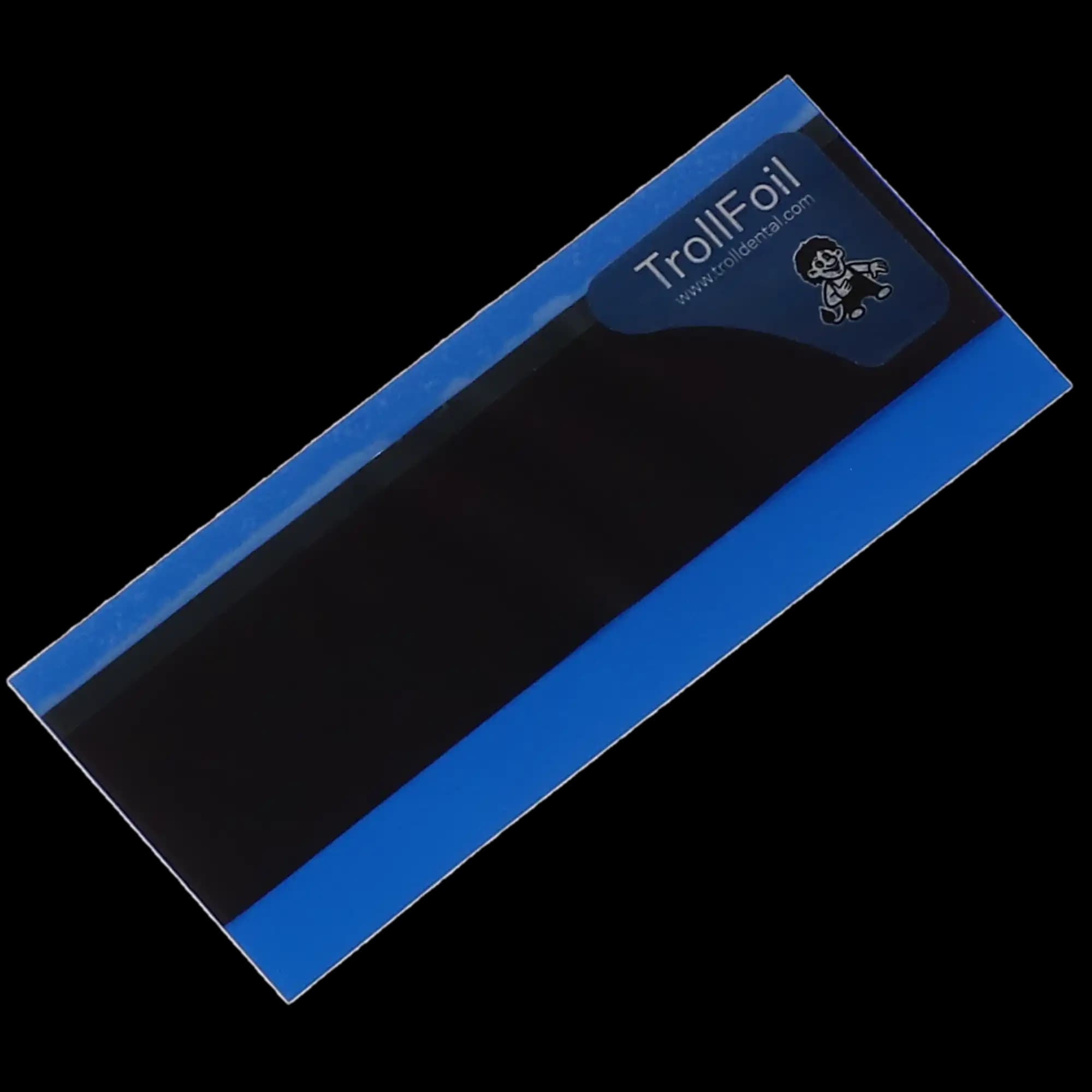 TrollFoil Pre-Mounted Double-Sided Articulating Foil, 8 Microns, Blue, 3" x 3/4", 500/Pk, 12000501 thumbnail 4