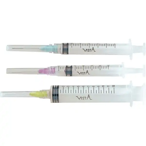 Appli-Vac Pre-Tipped Luer Lock Syringe, 3cc, 27 Gauge, Yellow, 100/Box, 316137 thumbnail 7