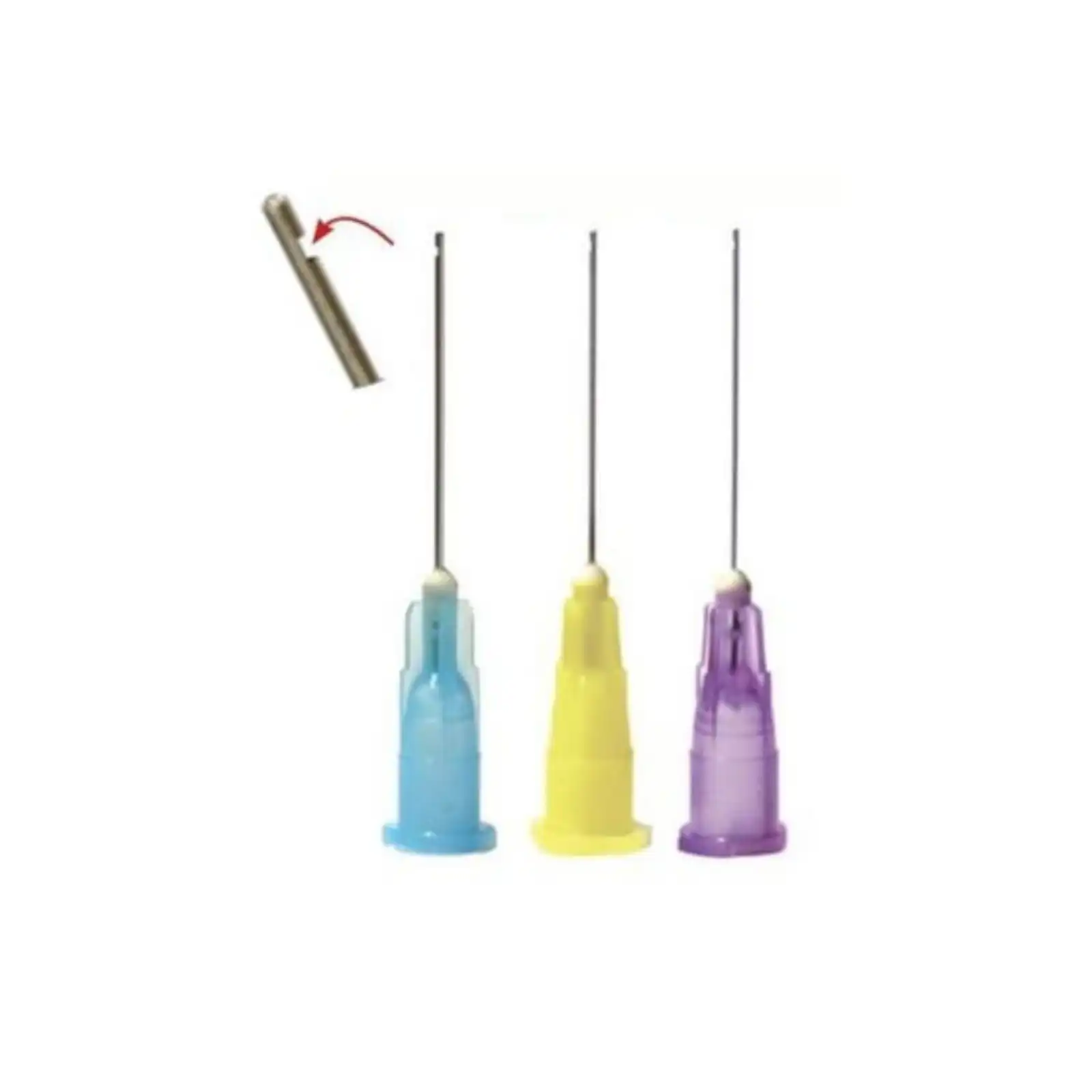 Vista-Probe Pre-Tipped Syringes, 3cc Luer Lock with 27ga Closed-End Side-Port Tip, 100/Box, 316237 - Pre-Tip Syringes w/Vista-Probe Tips 3cc 27ga 100/Bx - Image 1