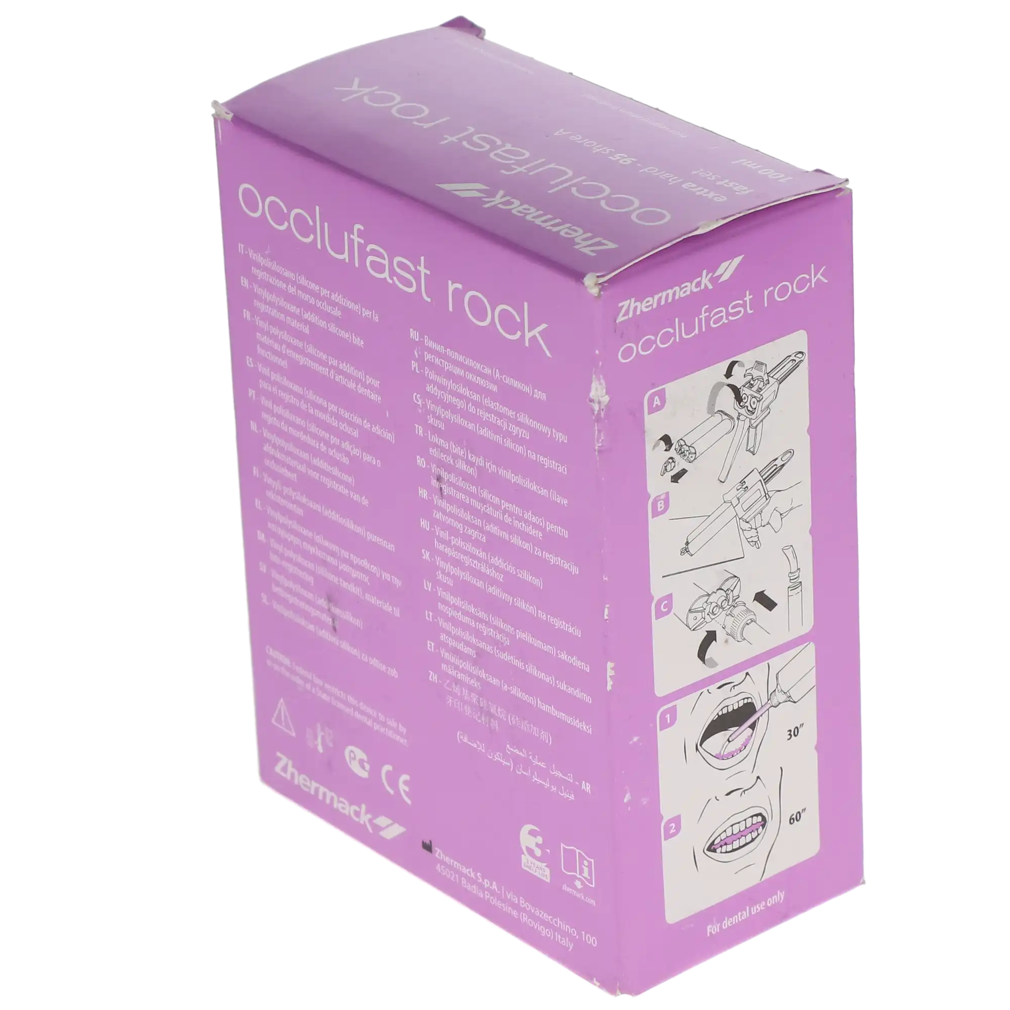 Occlufast Rock VPS Bite Registration Material, Fast Set, 2 x 50 mL Cartridges with 12 Mixing Tips, C200726 thumbnail 5