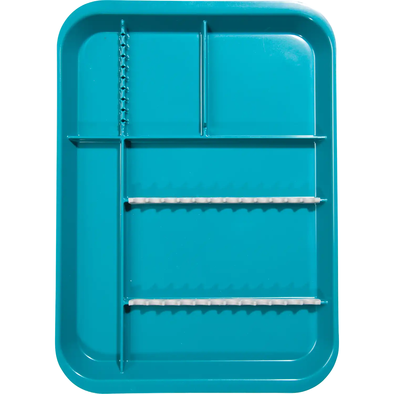 Zirc B-Lok Divided Setup Tray, Teal, Size B, 13-3/8" x 9-5/8" x 7/8", 20Z451J thumbnail 2