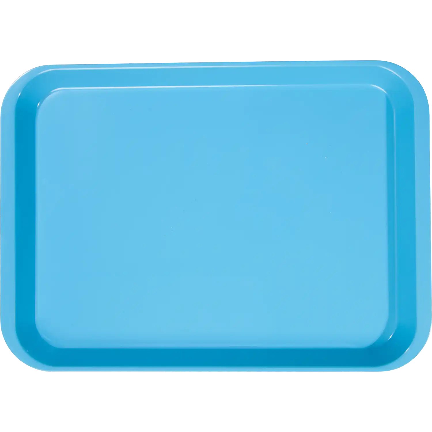 Zirc B-Lok Flat Set-Up Tray, Size B, Neon Blue, 13-3/8" x 9-5/8" x 7/8", 20Z401N - Zirc Flat B-Lok Setup Tray - Image 1