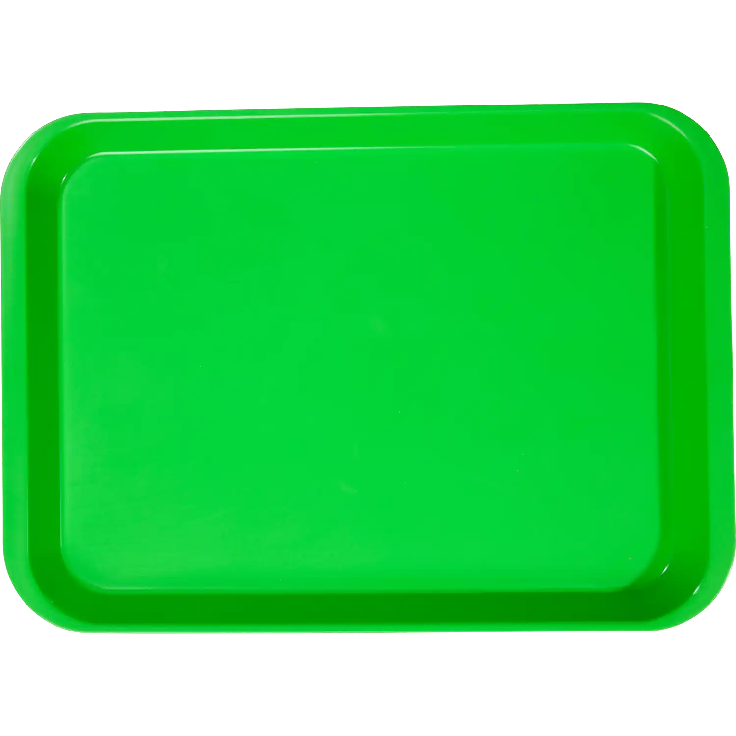 Zirc B-Lok Flat Set-Up Tray, Size B, Neon Green, 13-3/8" x 9-5/8" x 7/8", 20Z401P thumbnail 3