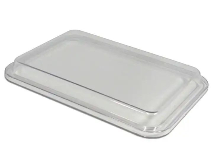 Zirc B-Lok Non-Locking Tray Cover, Size B, Clear, 14" x 10-1/8" x 5/16", 20Z441 thumbnail 2