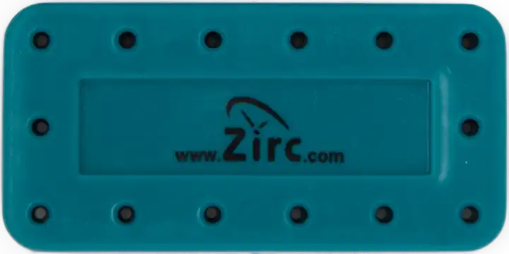 Zirc 14-Hole Magnetic Bur Block, Teal, Fits FG/RA/HP Burs, Autoclavable, 1/Pk, 50Z403J thumbnail 2