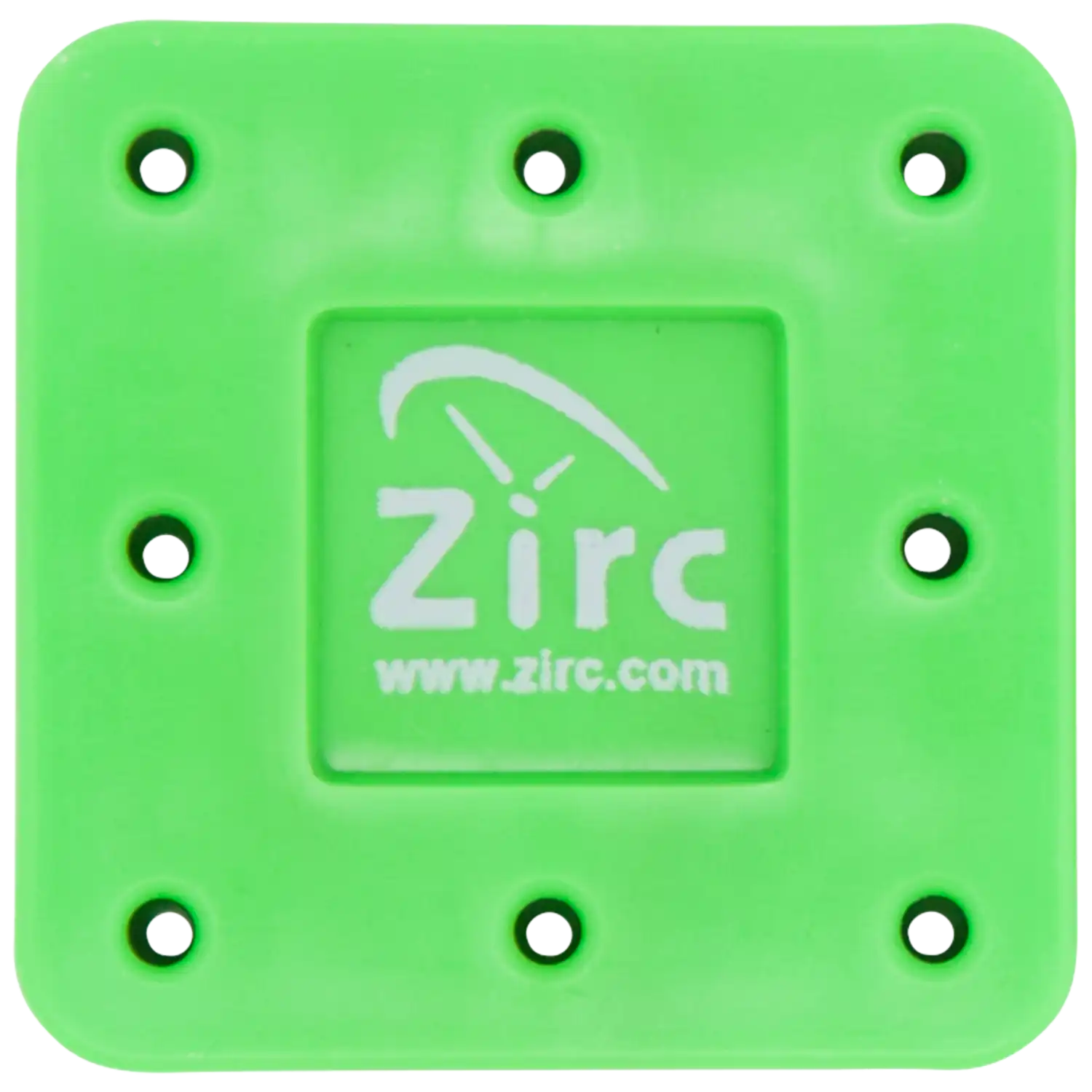 Zirc 8-Hole Magnetic Bur Block, Neon Green, Fits FG/RA/HP Burs, Autoclavable, 50Z400P, 1/Pk thumbnail 2