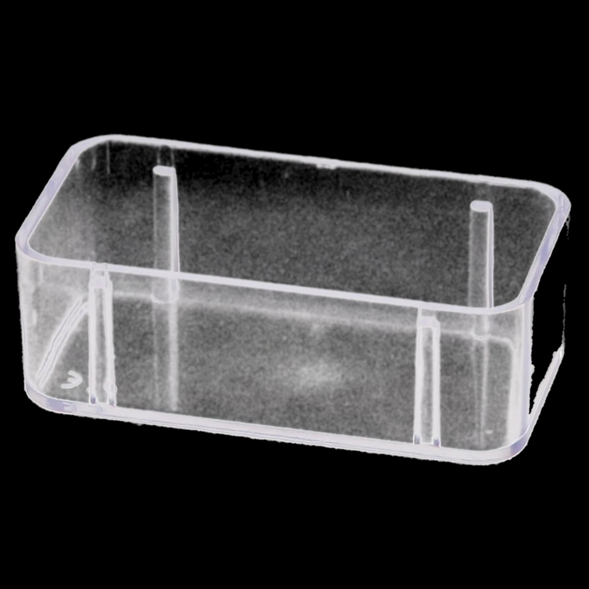 Zirc Magnetic Bur Block Cover, 14-Hole, 1" High Standard, Clear Plastic, 50Z404, 1/Pk thumbnail 3
