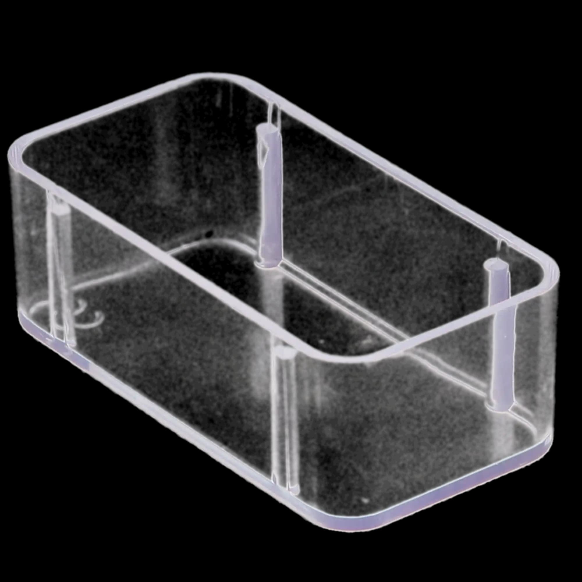 Zirc Magnetic Bur Block Cover, 14-Hole, 1" High Standard, Clear Plastic, 50Z404, 1/Pk thumbnail 5