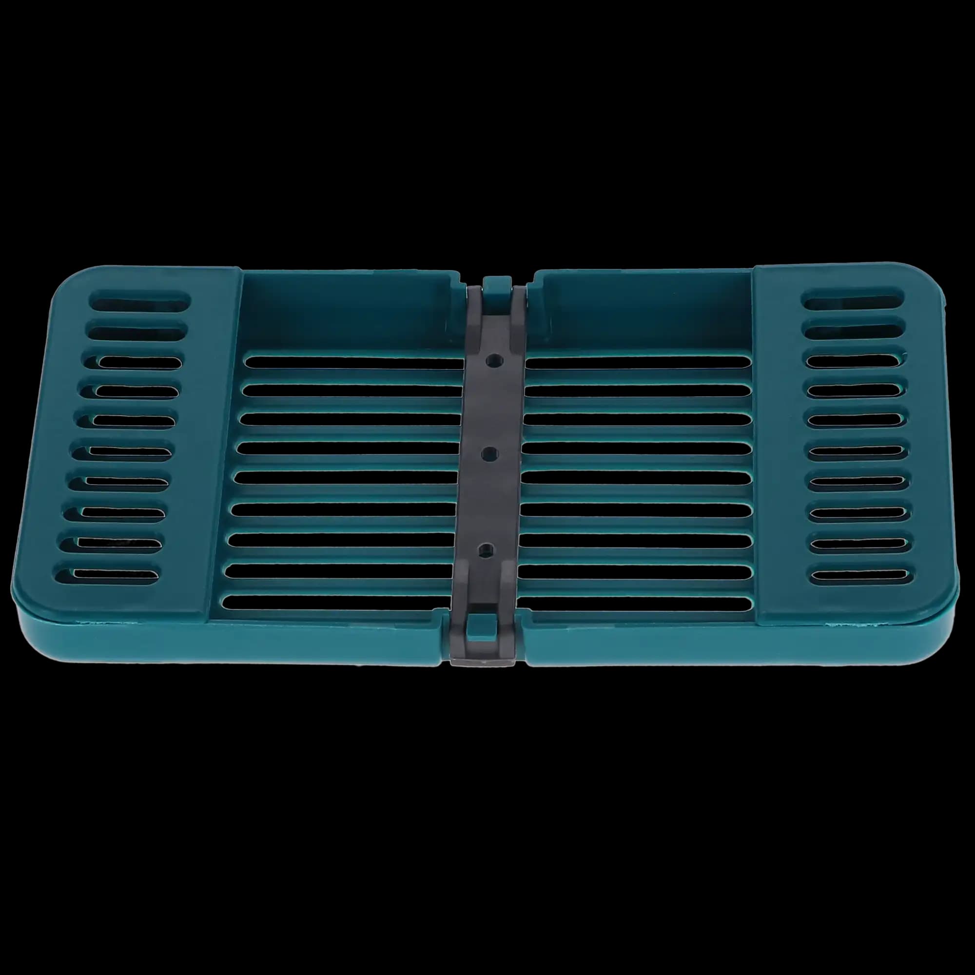 Zirc Compact Instrument Cassette, Teal, Holds 8 Instruments (11 with Optional Support), 7-1/8" x 3-7/8" x 5/8", 50Z915J thumbnail 2