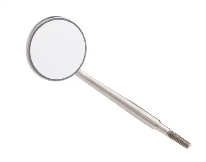 Crystal HD Stainless-Steel Mouth Mirror Head, Cone Socket, #3 (20mm dia.), 12/Pk, 50R379 thumbnail 2
