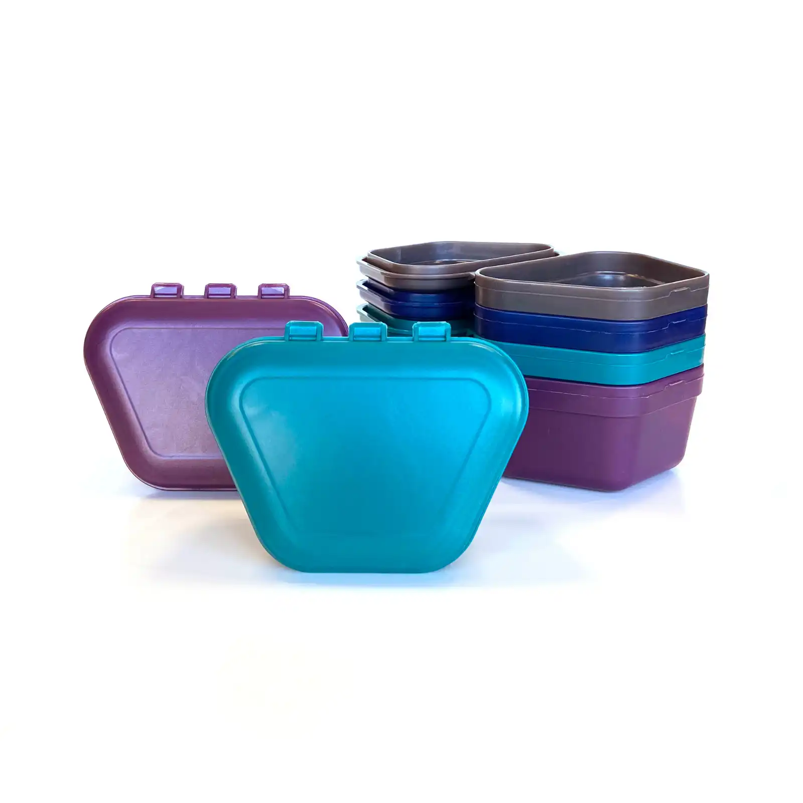 Zirc Denture Box, Assorted Colors, 3-3/4" x 1-3/4", 12/Pk, 30R800 thumbnail 2