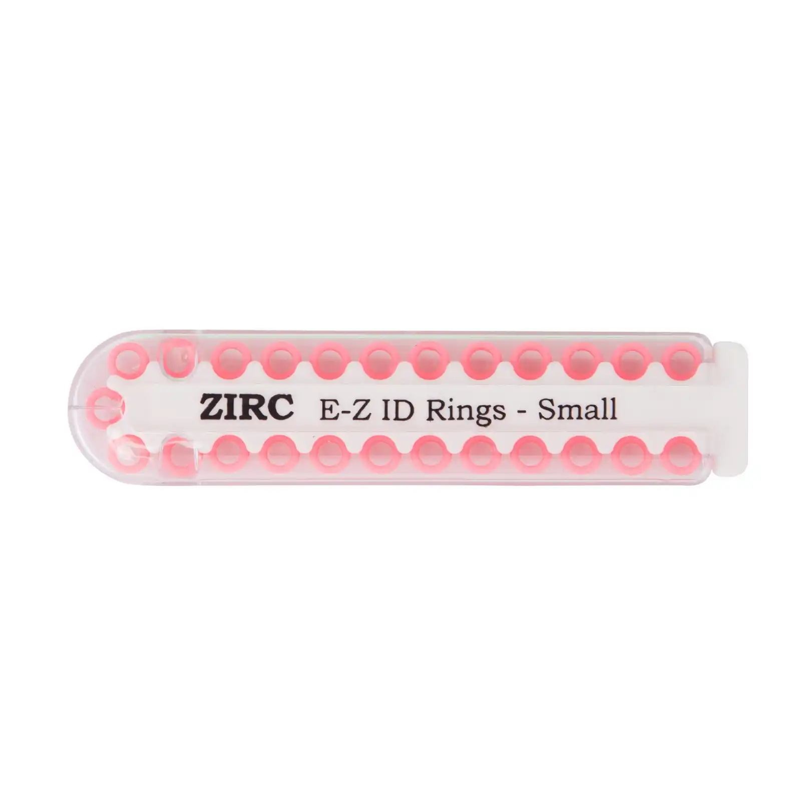 Zirc E-Z ID Instrument Rings, Small, Neon Pink, 1/8" Diameter, 25/Pack, 70Z100S - Neon Pink E-Z ID Rings Small Pack of 25 - Image 1