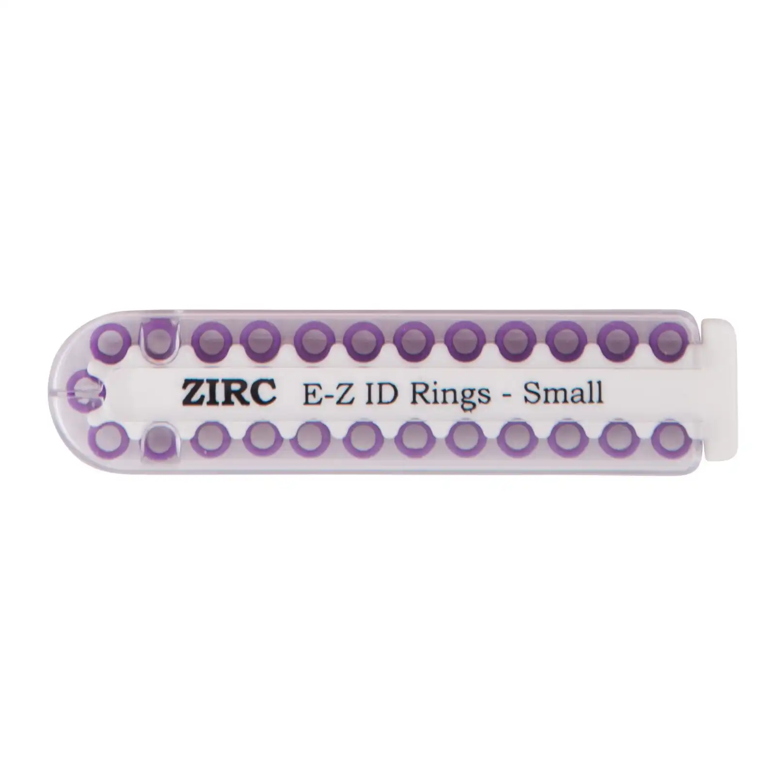 Zirc E-Z ID Instrument Rings, Small, Neon Purple, 1/8" Diameter, 25/Pack, 70Z100R - Neon Purple E-Z ID Rings Small Pack of 25 - Image 1