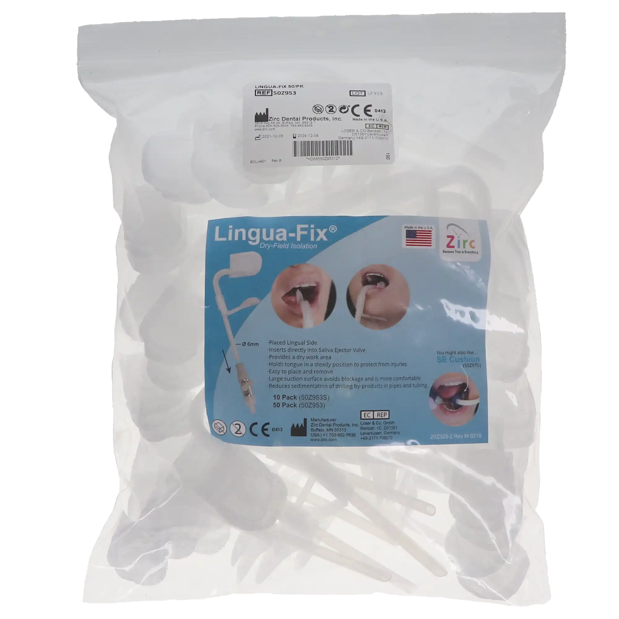 Lingua-Fix Disposable Saliva Ejector, White, 50/Pk, 50Z953 thumbnail 7