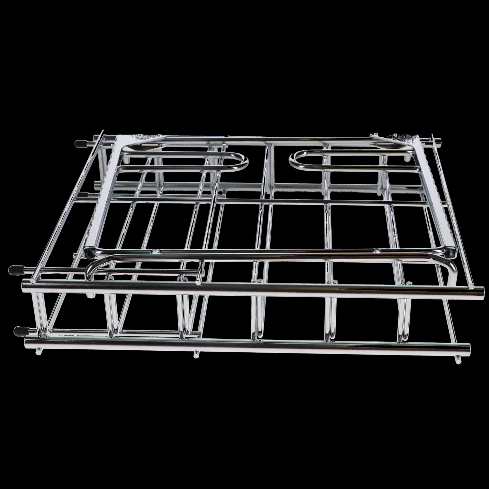 Zirc Multi-Mod Rack, 6-Place, Adjustable Chrome-Plated Tray & Tub Rack, 21Z105 thumbnail 2