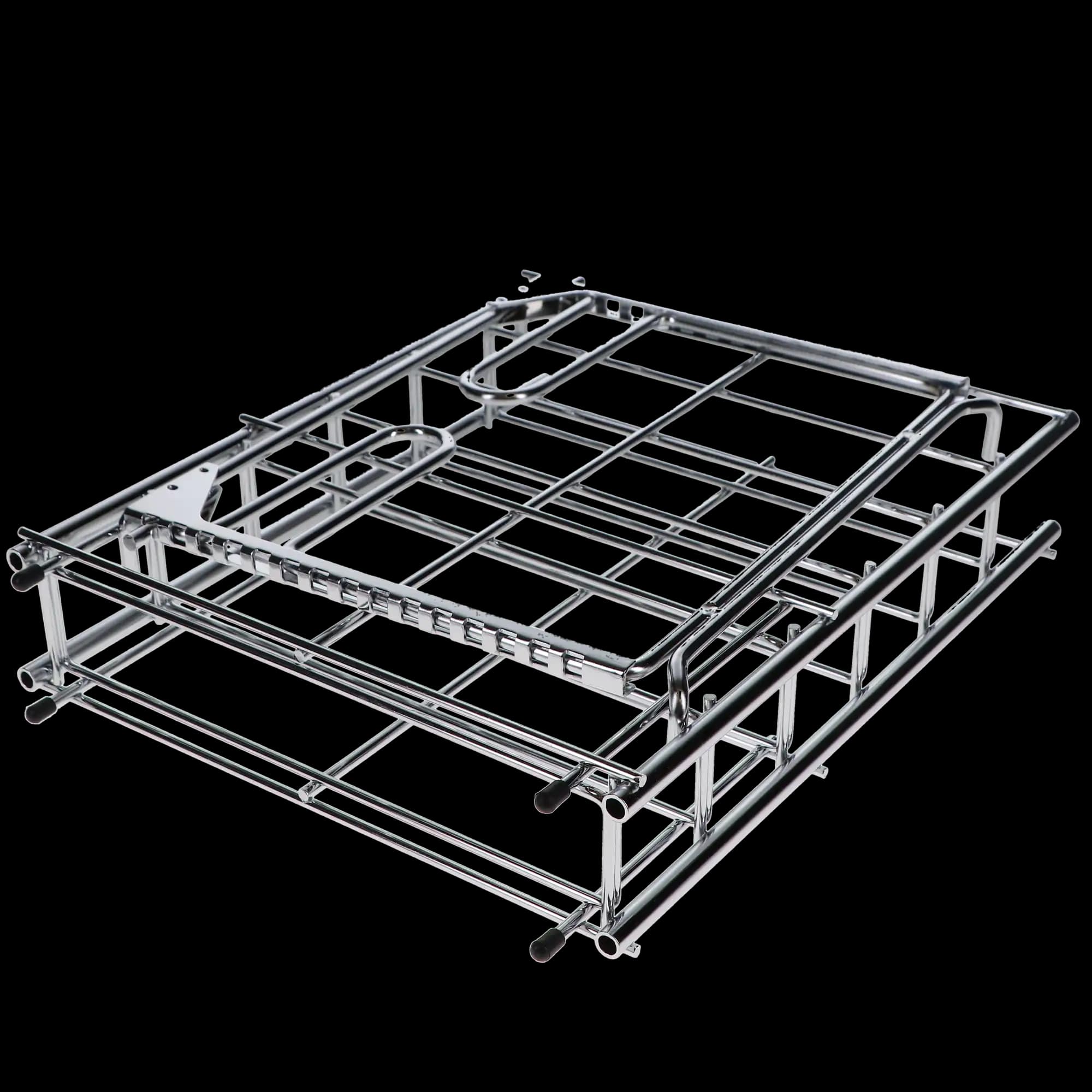 Zirc Multi-Mod Rack, 6-Place, Adjustable Chrome-Plated Tray & Tub Rack, 21Z105 thumbnail 3