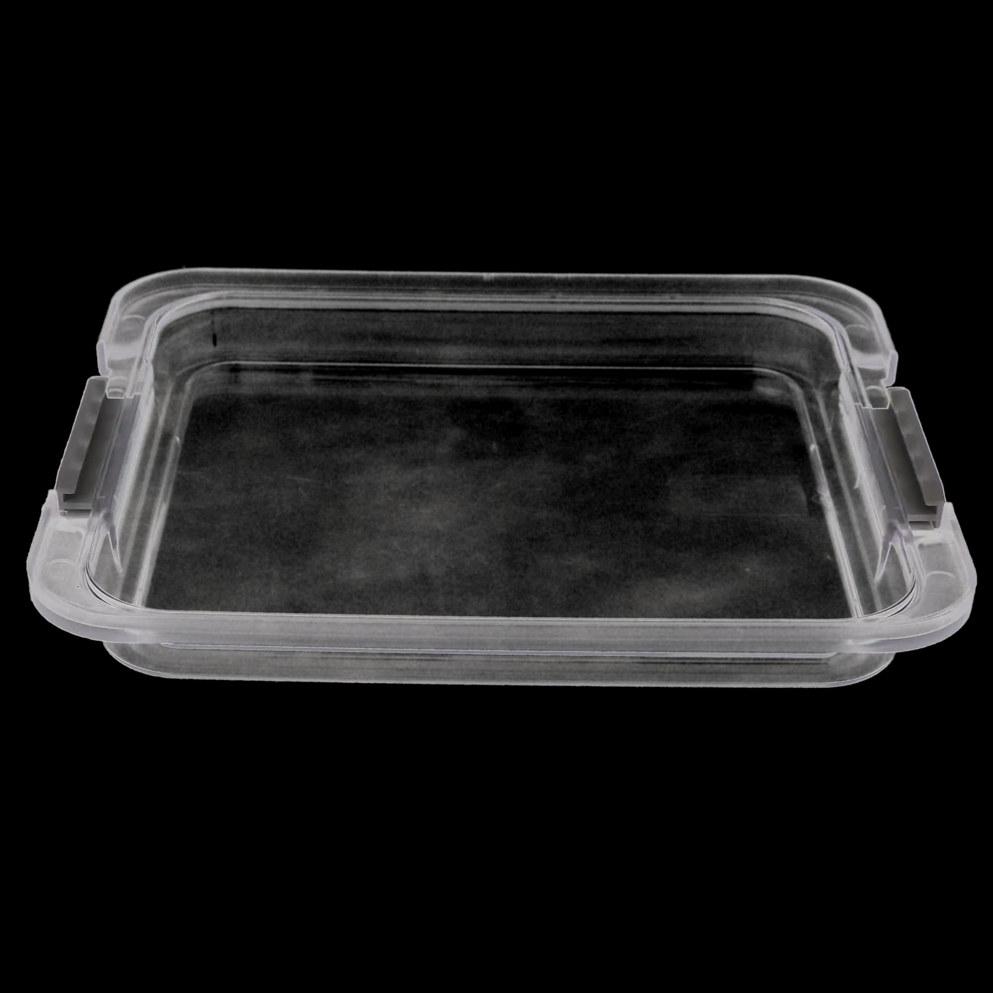 Safe-Lok Locking Tub Cover, Clear, 12-5/8" L x 11-1/4" W x 1-7/16" H, 20Z459 thumbnail 6