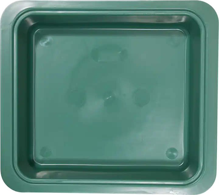 Zirc Procedure Tub Only, Green, 12-1/4" x 10-7/8" x 2-3/4", 20Z463D thumbnail 3