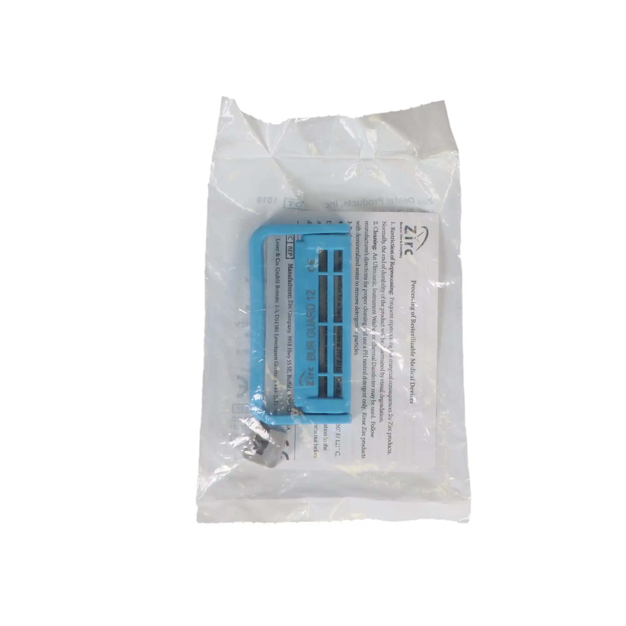Zirc Steri-Bur Guard 12-Hole Bur Block, Neon Blue, 50Z406N thumbnail 5