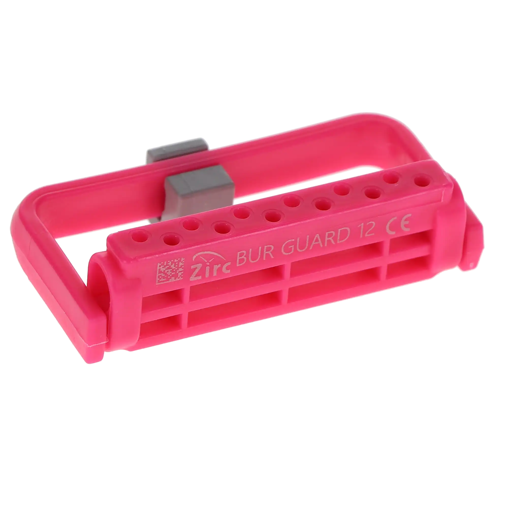 Zirc Steri-Bur Guard 12-Hole Bur Block, Neon Pink, 50Z406S, 1/Pk thumbnail 2