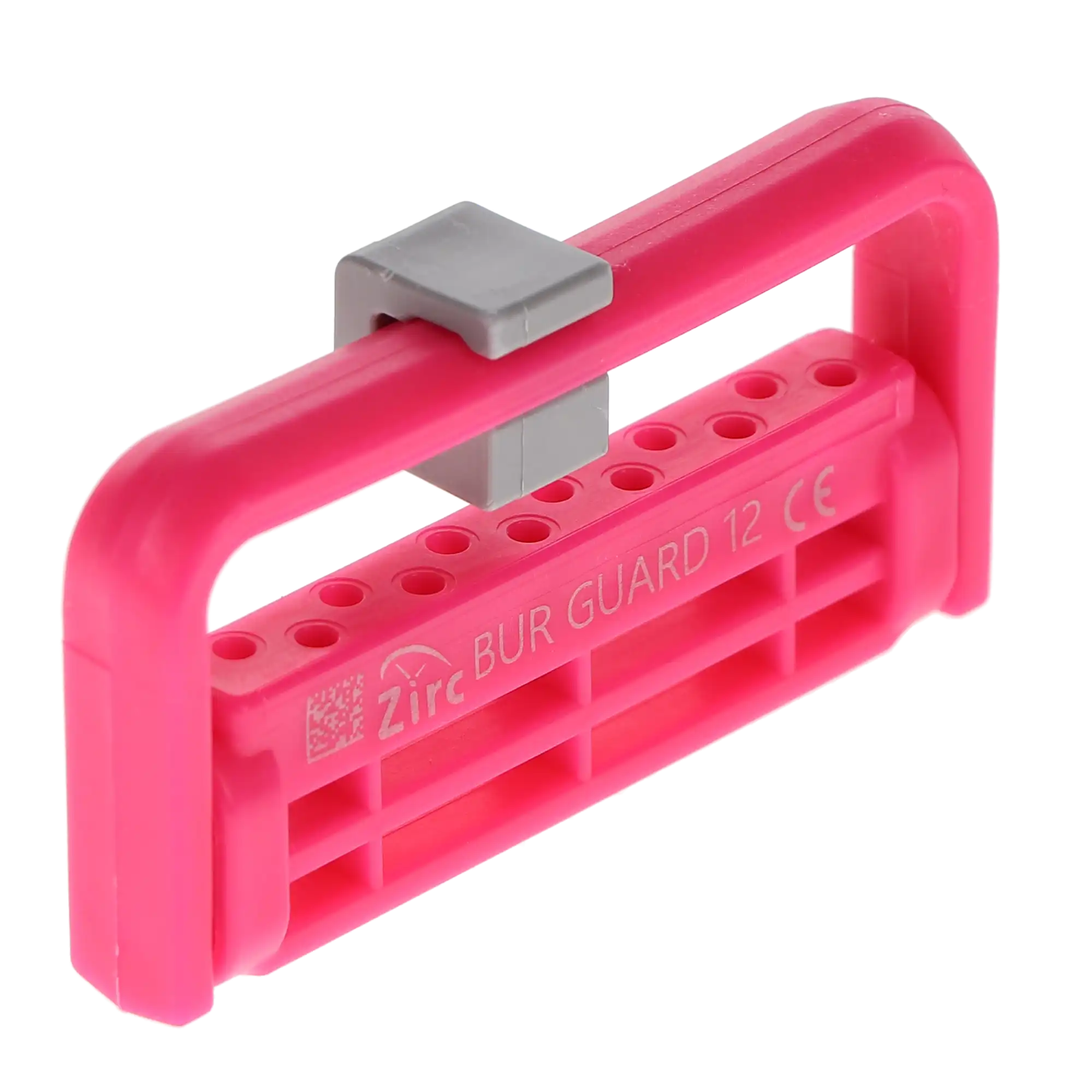 Zirc Steri-Bur Guard 12-Hole Bur Block, Neon Pink, 50Z406S, 1/Pk thumbnail 4