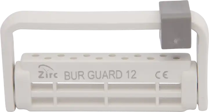 Zirc Steri-Bur Guard, 12-Hole, White, Plastic Bur Holder, 50Z406A thumbnail 2