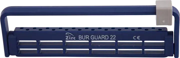 Zirc Steri-Bur Guard 22-Hole Bur Block, Midnight Blue, 50Z410T thumbnail 2