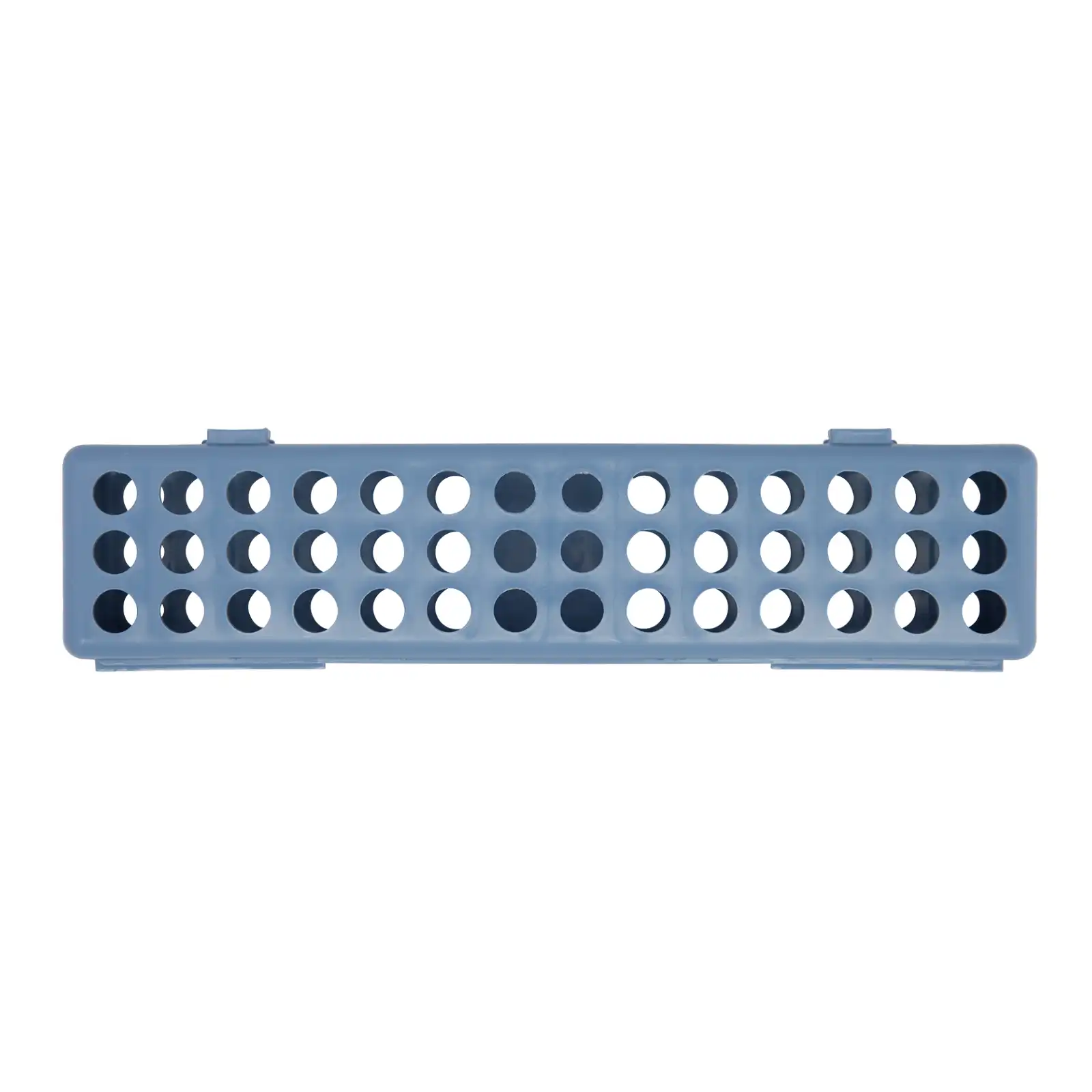 Zirc Steri-Container Standard Cassette, Blue, 8-1/8" x 1-7/8" x 1-7/8", Holds 10-14 Instruments, 50Z900B thumbnail 3