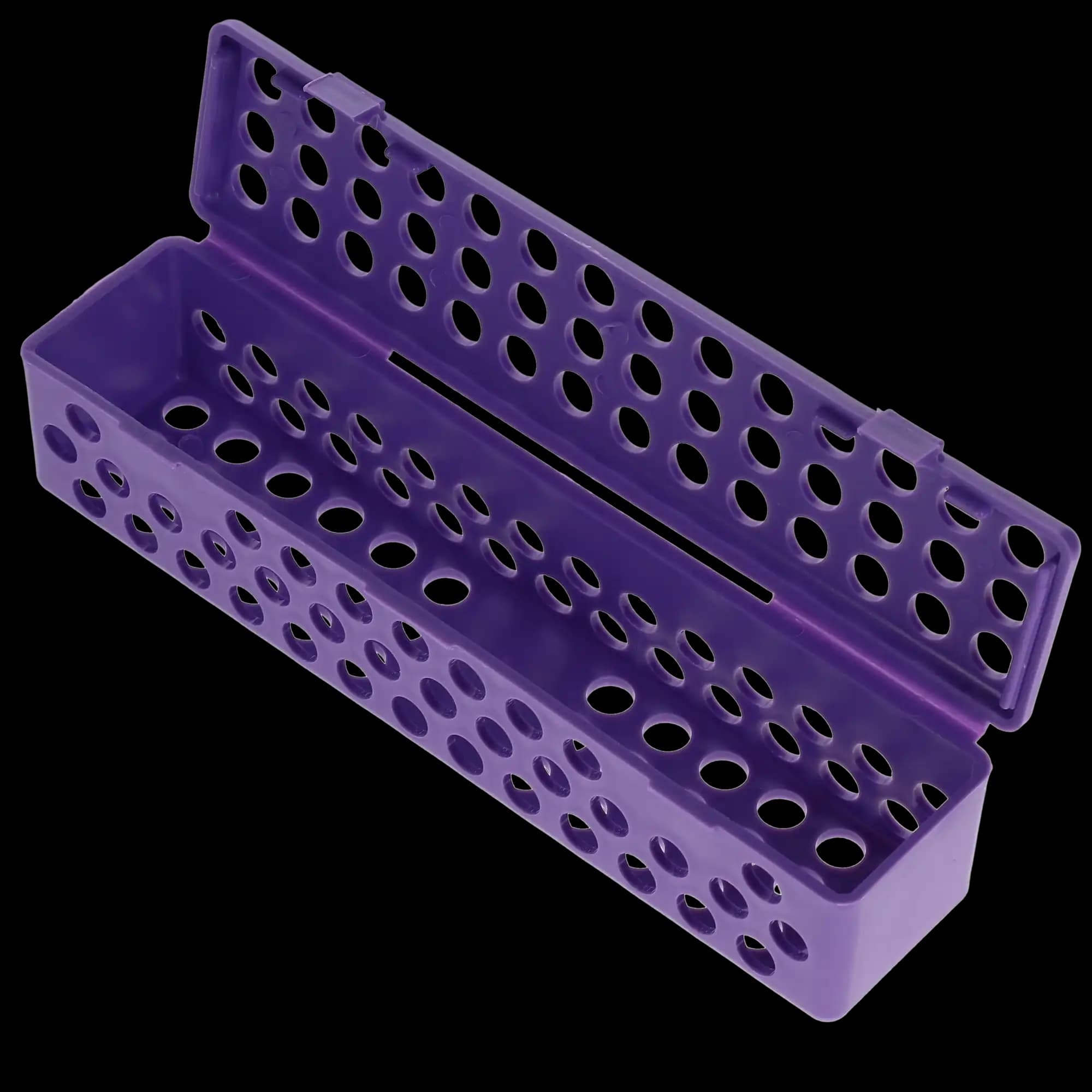 Zirc Steri-Container Standard, Neon Purple, 8-1/8" x 1-7/8" x 1-7/8", Holds 10-14 Instruments, 50Z900R, 1/Pk thumbnail 4