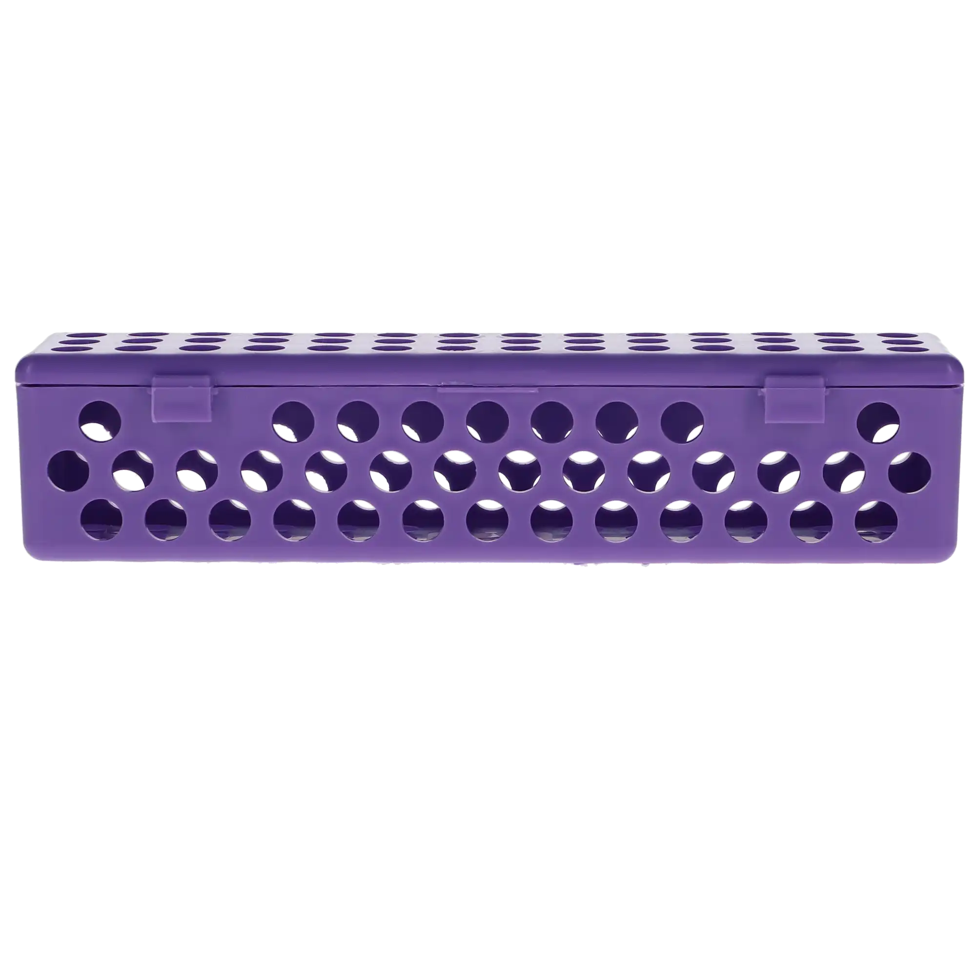 Zirc Steri-Container Standard, Neon Purple, 8-1/8" x 1-7/8" x 1-7/8", Holds 10-14 Instruments, 50Z900R, 1/Pk thumbnail 6