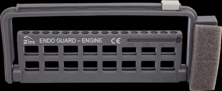 Zirc Steri-Endo Guard Engine Endodontic Organizer, Gray, Holds 11 Engine & 5 Hand Files, 5-3/8" x 3/8" x 2-3/16", 1/Pk, 50Z452-I thumbnail 3