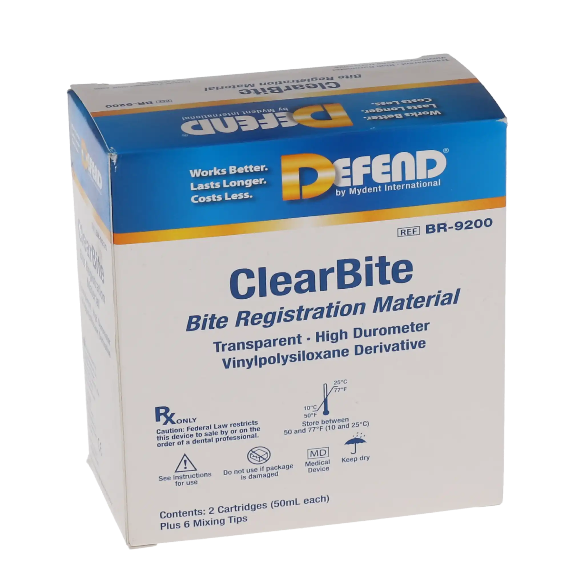 Clear Bite VPS Bite Registration Material, Peppermint, 48 mL Cartridge Refill, 2/Pk, SPD1104 thumbnail 5
