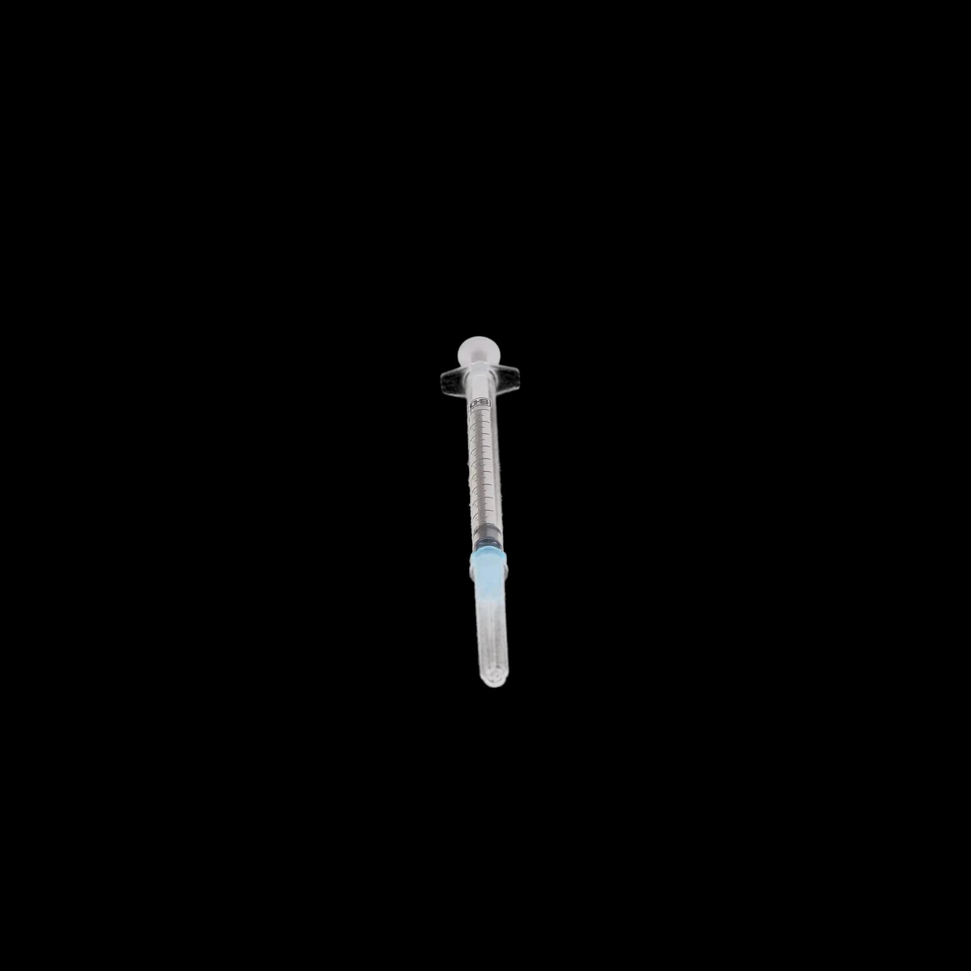 BD Tuberculin Syringe with Detachable Needle, Slip Tip, 1 mL, 25G x 5/8", Blue, 100/Box, 309626 thumbnail 3