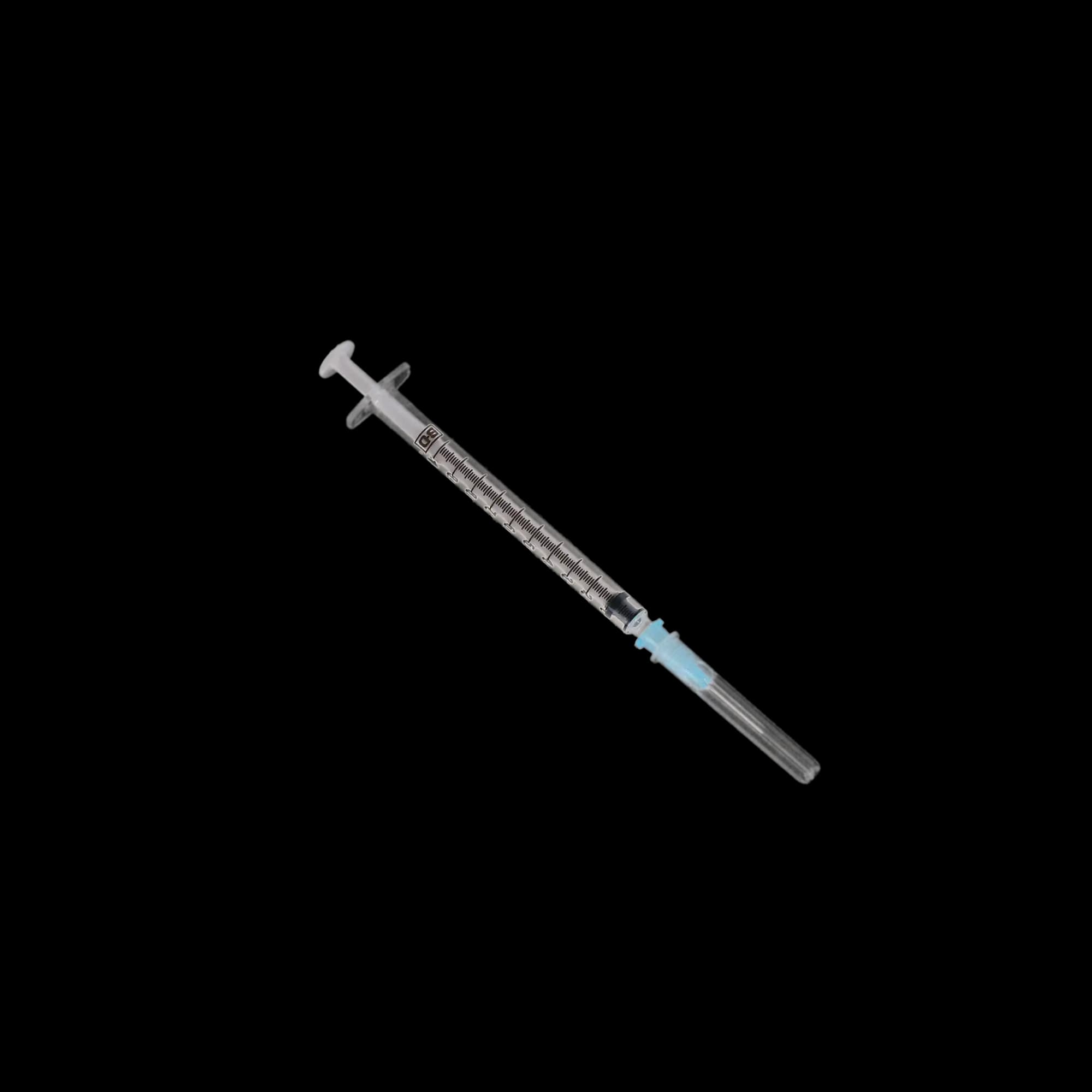 BD Tuberculin Syringe with Detachable Needle, Slip Tip, 1 mL, 25G x 5/8", Blue, 100/Box, 309626 thumbnail 4