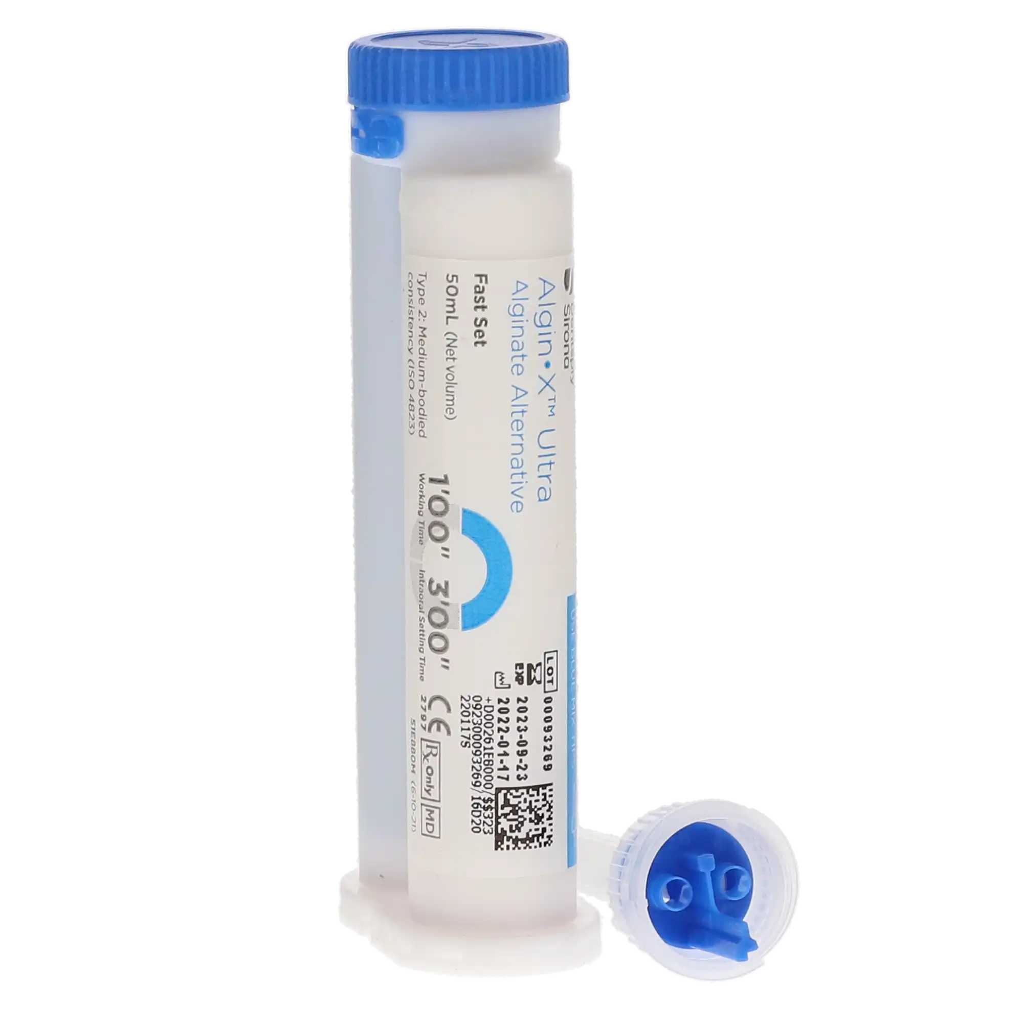 Algin-X Ultra Alginate Alternative, Fast Set, 50 ml Cartridge Refill, 4/Pk, Blue, Spearmint, 61E800 thumbnail 2