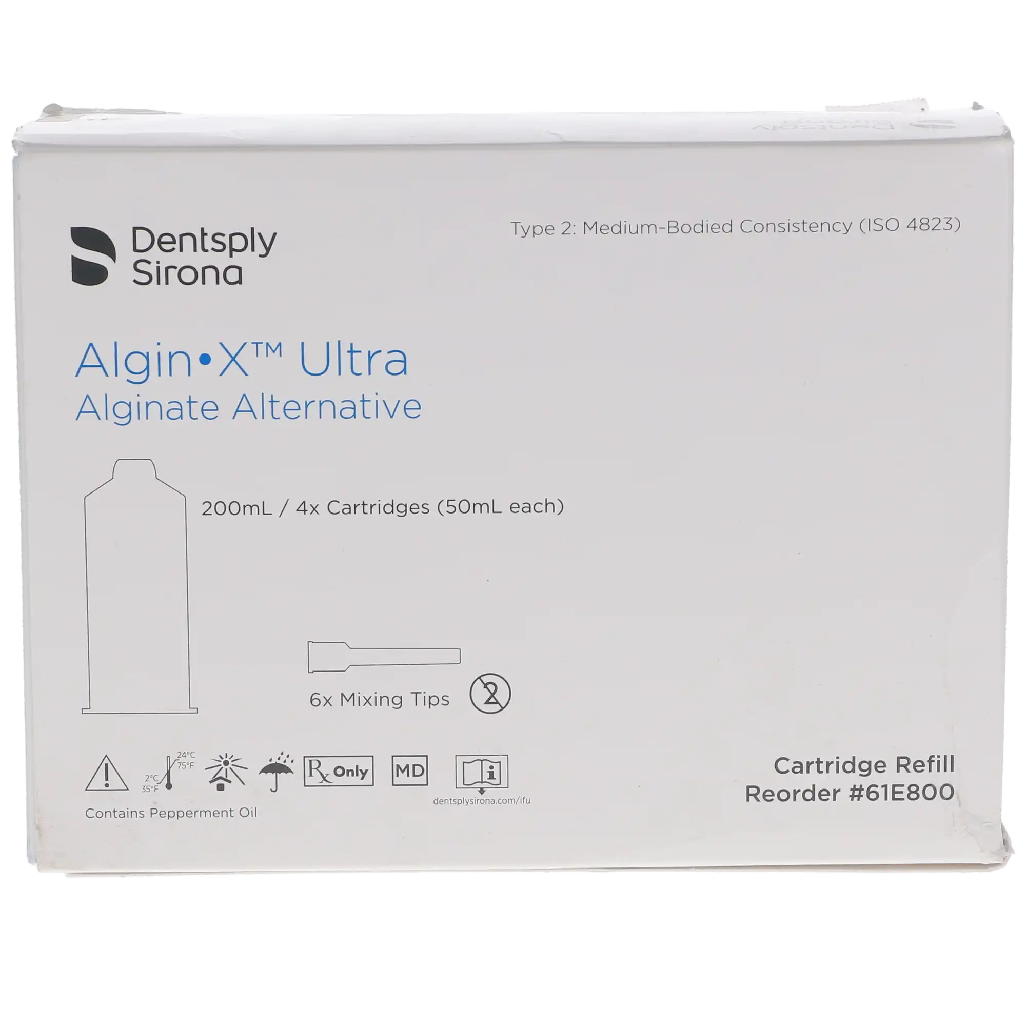 Algin-X Ultra Alginate Alternative, Fast Set, 50 ml Cartridge Refill, 4/Pk, Blue, Spearmint, 61E800 thumbnail 5