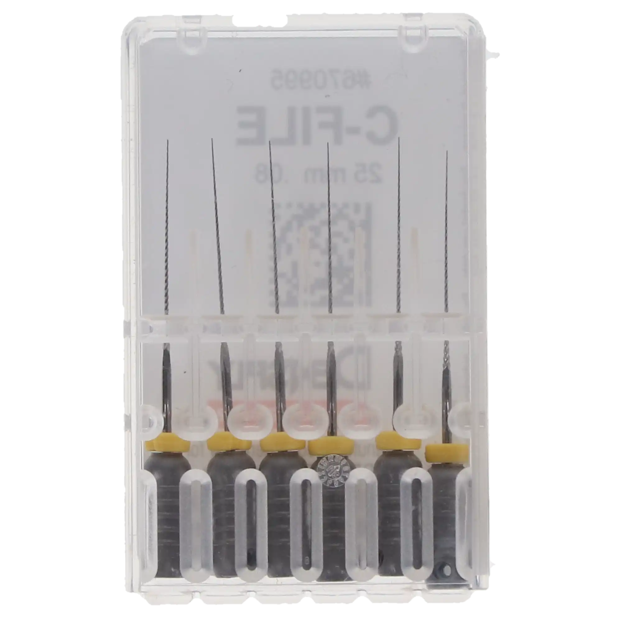 Maillefer Stainless Steel C-Files, Size #08, 25 mm, Gray, 6/Pack, 670995 thumbnail 10