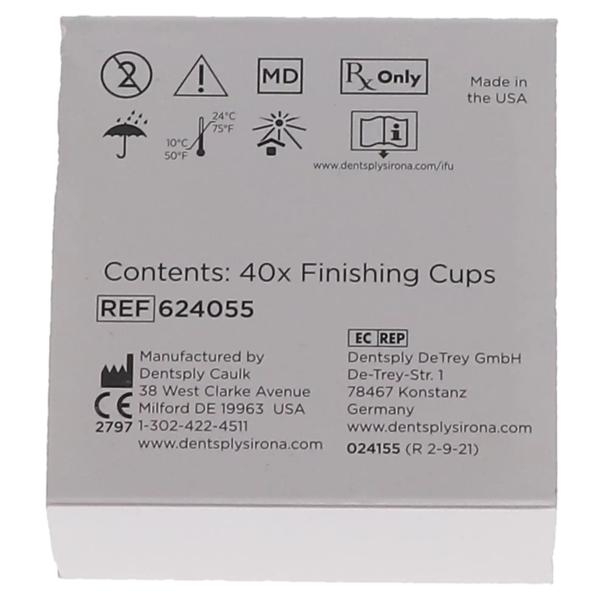 Enhance Finishing Cups, RA Shank, Cup Shape, Refill, 40/Pk, 624055 thumbnail 8